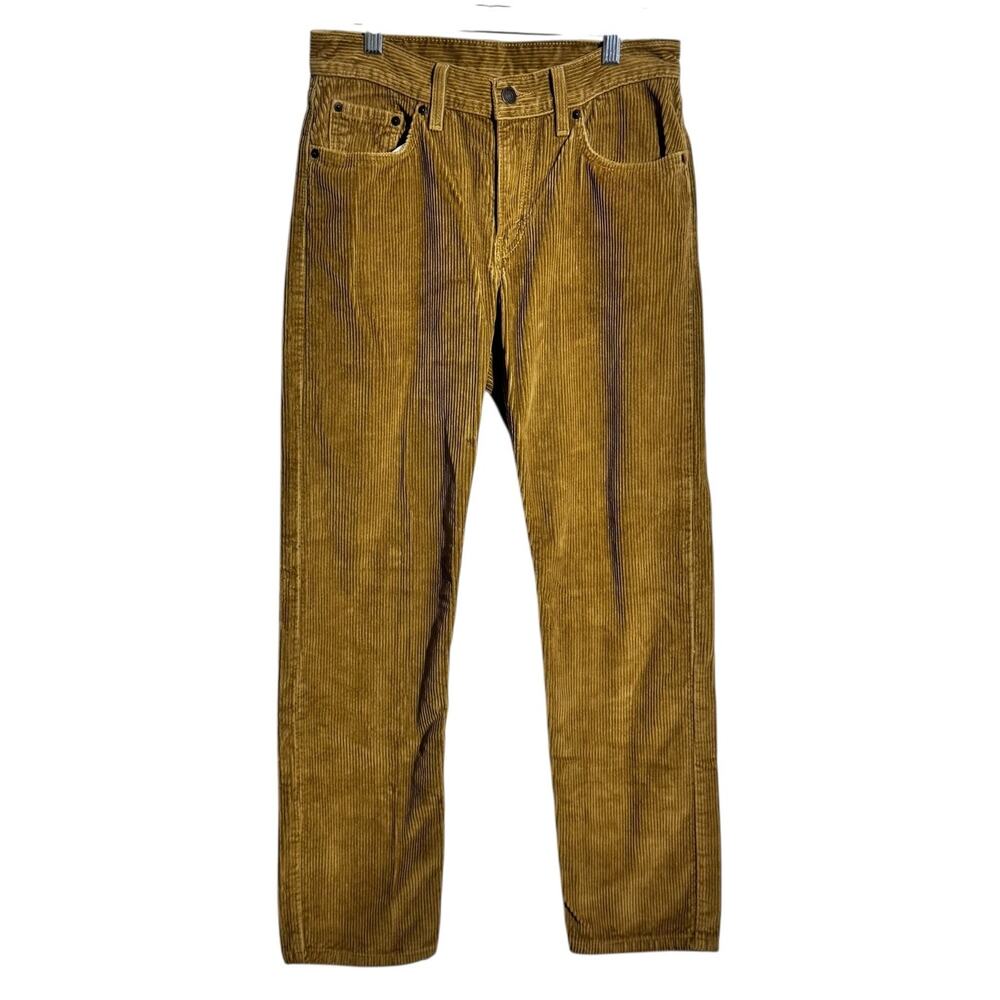 Levi Pant Women 27 Tank Camel Chunky Corduroy Straight Let Prep 90s Grunge